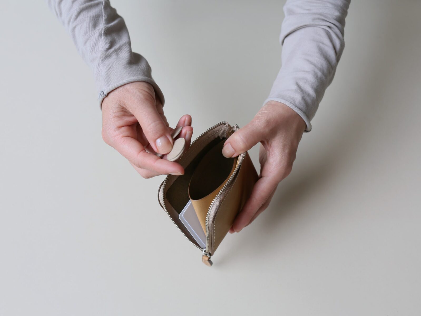 ファスナーミニ財布写真9